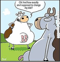 Cow cartoon