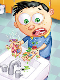 bacteria on hands