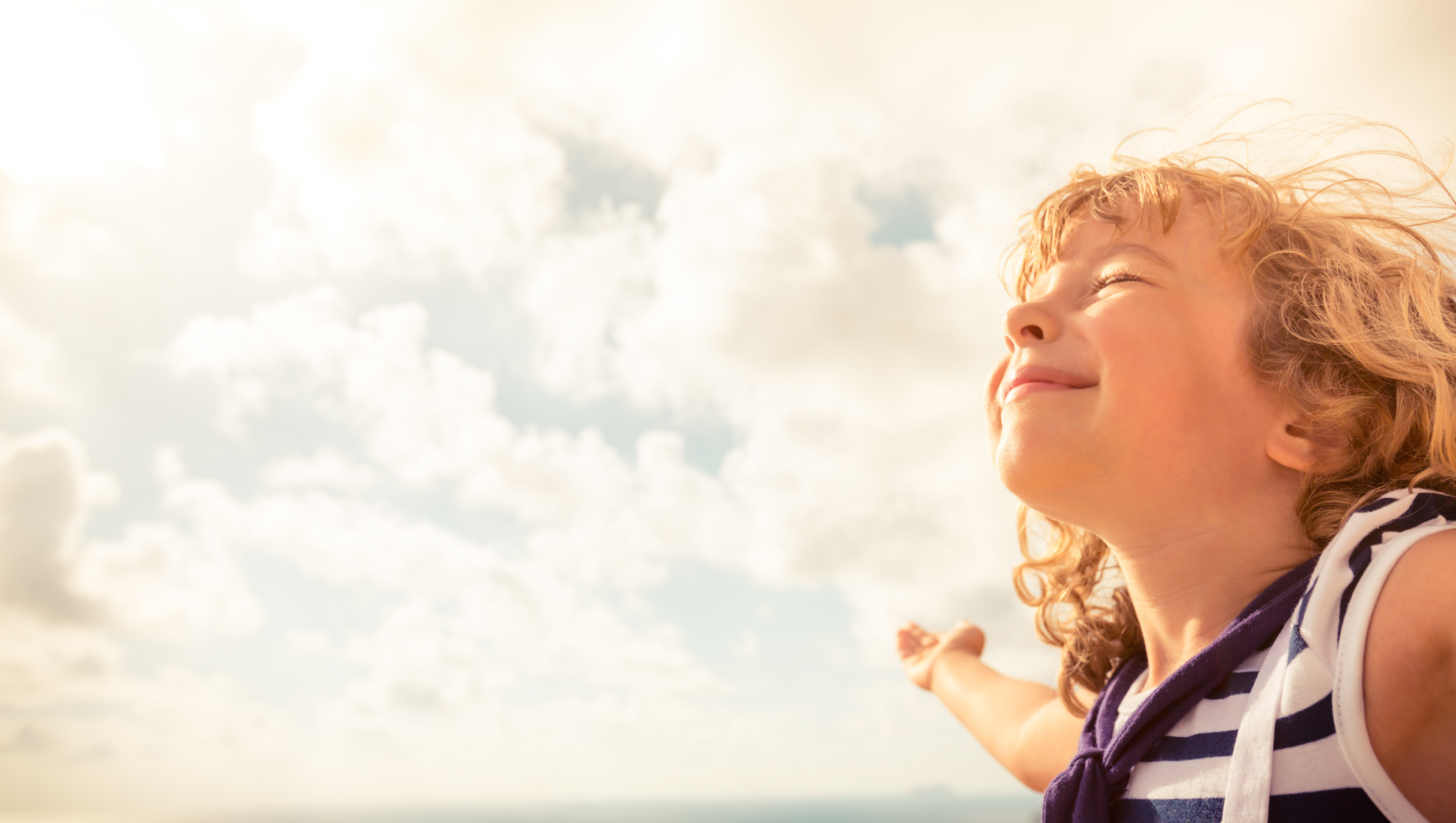 Sailor kid looking ahead