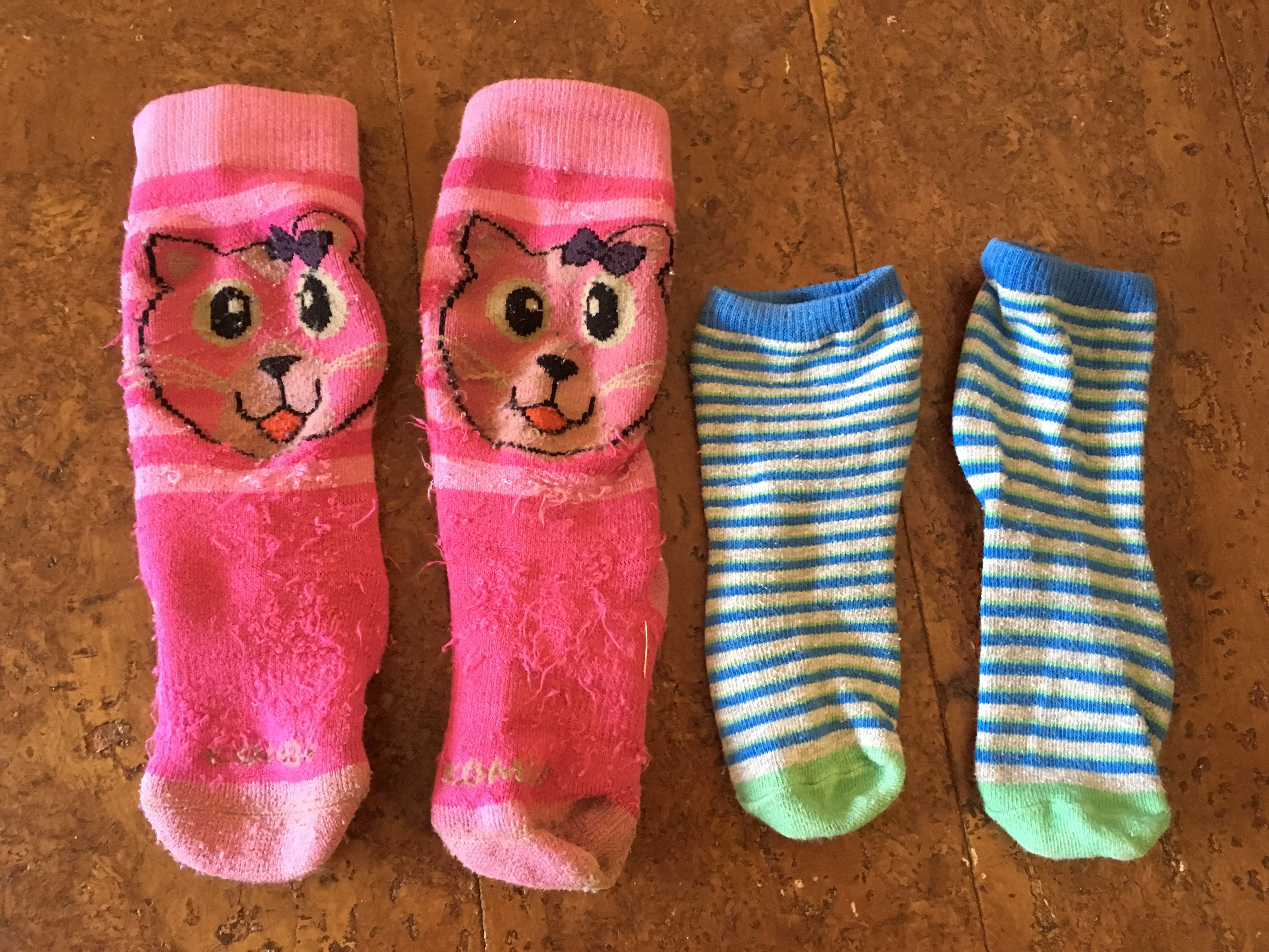 Wool and cotton socks