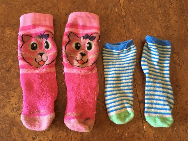 Wool and cotton socks